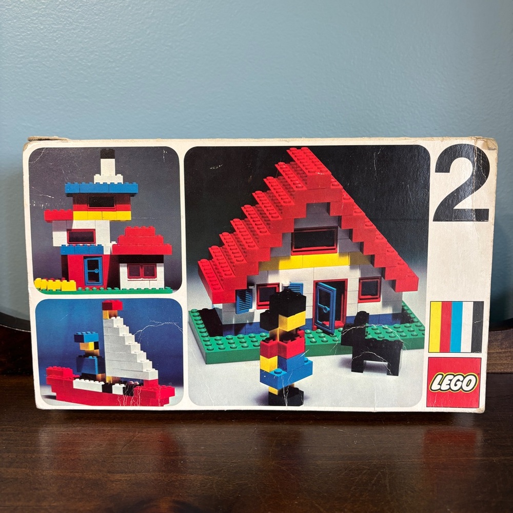 Rare 1960s Lego By Samsonite of Canada Building Toy Basic Set No 2 Incomplete